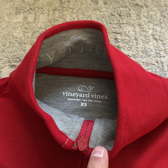 VINEYARD VINES red knit pullover - Picture 3 of 3
